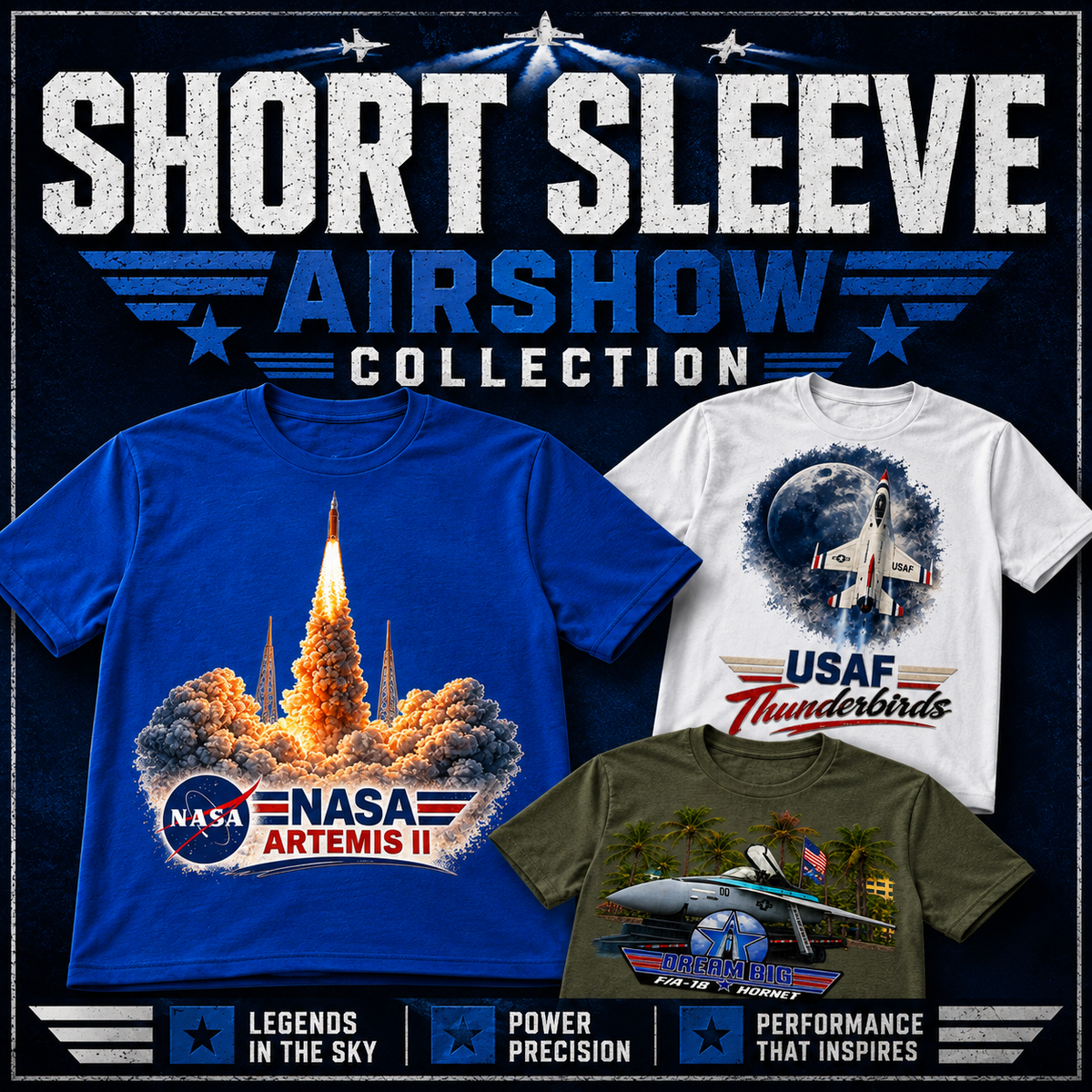 Airshow Short Sleeve Shirts