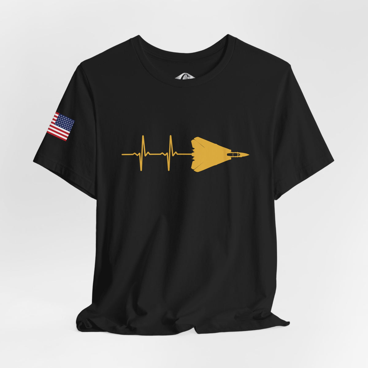 Tomcat Heartbeat Black/Yellow T-shirt