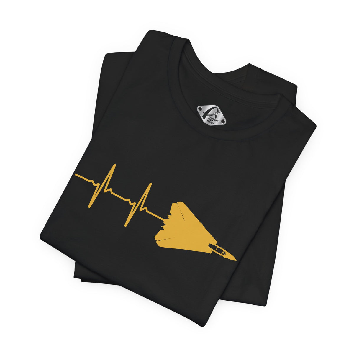 Tomcat Heartbeat Black/Yellow T-shirt