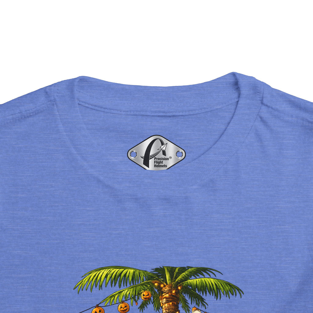 Toddler Halloween 2026 Tropical Haunted House Short Sleeve Tee