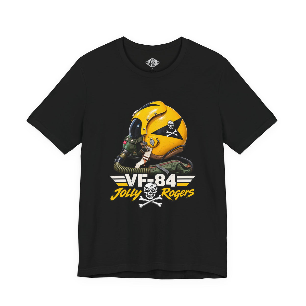 VF-84 Jolly Rogers APH-6 "Final Countdown" Pilot Helmet Graphic T-shirt