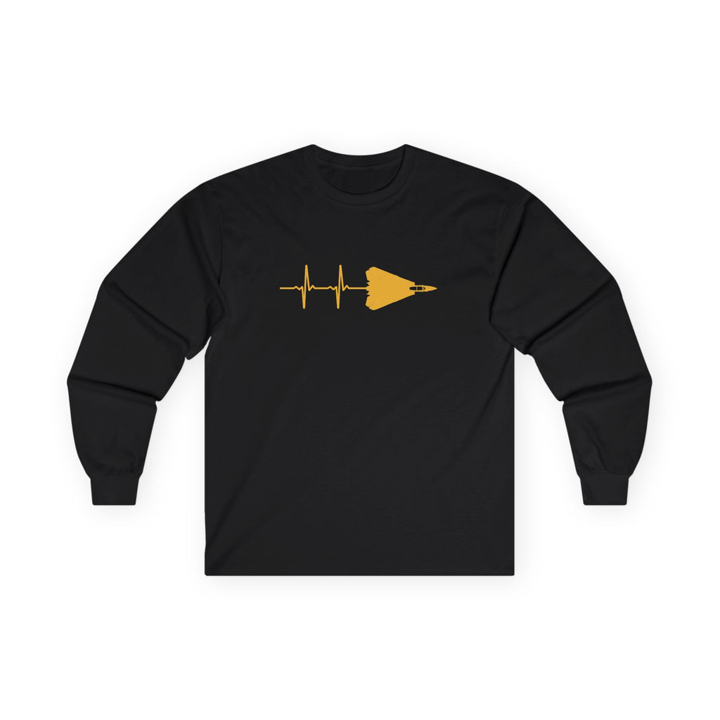 Tomcat Heartbeat Black/Yellow Long Sleeve Tee