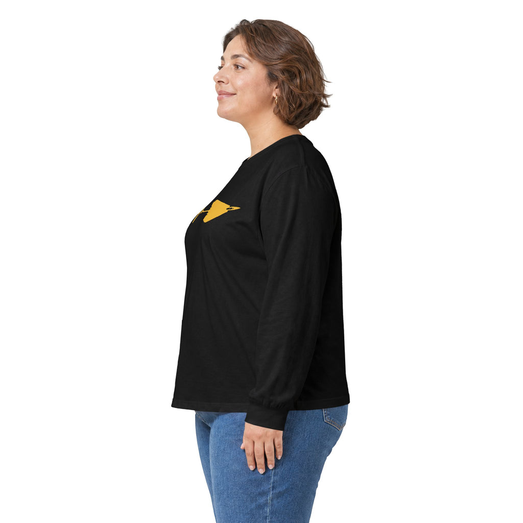 Tomcat Heartbeat Black/Yellow Long Sleeve Tee