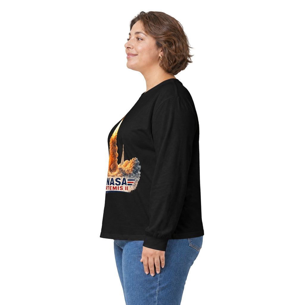 Artemis II Launch Graphic Long Sleeve Tee