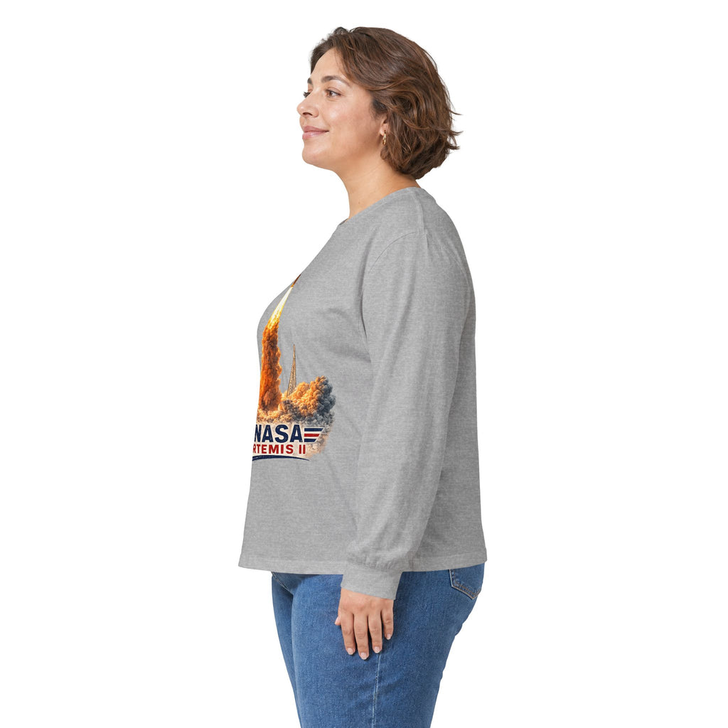Artemis II Launch Graphic Long Sleeve Tee