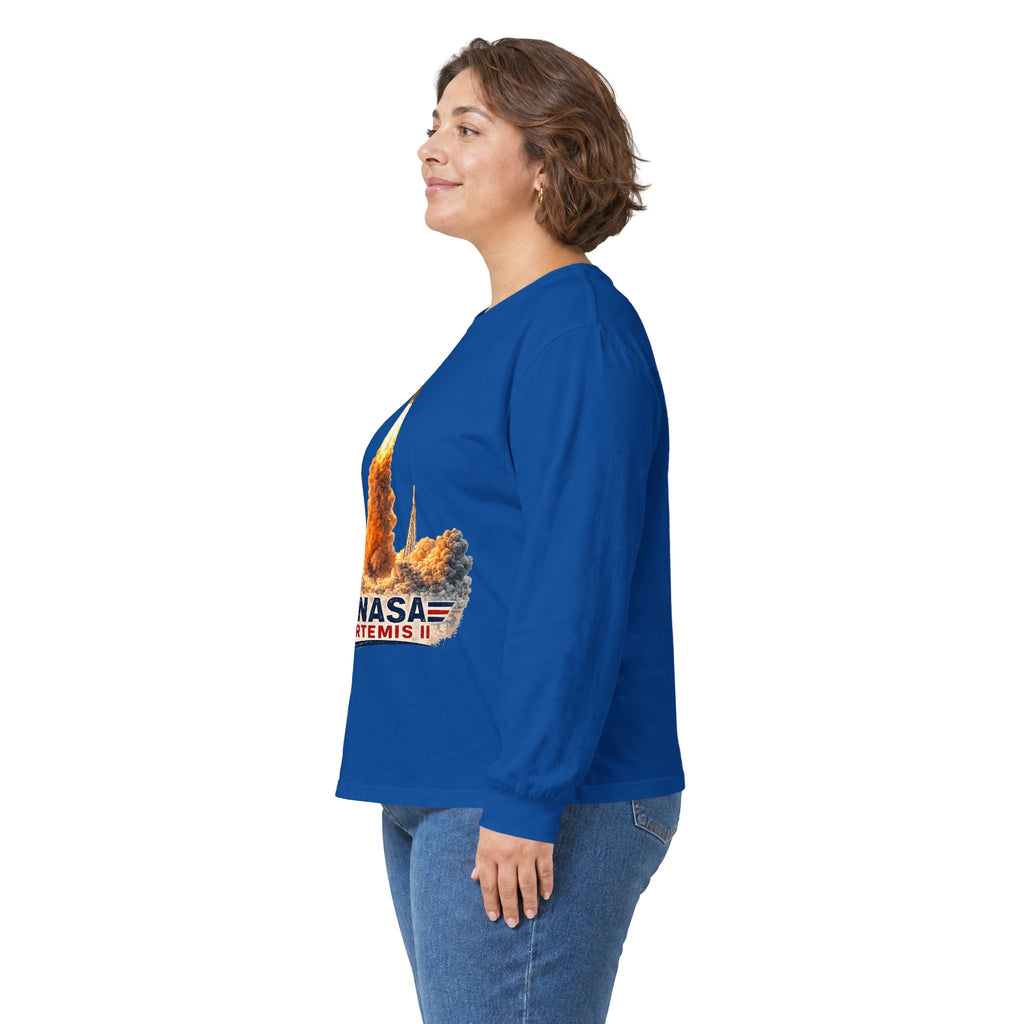Artemis II Launch Graphic Long Sleeve Tee