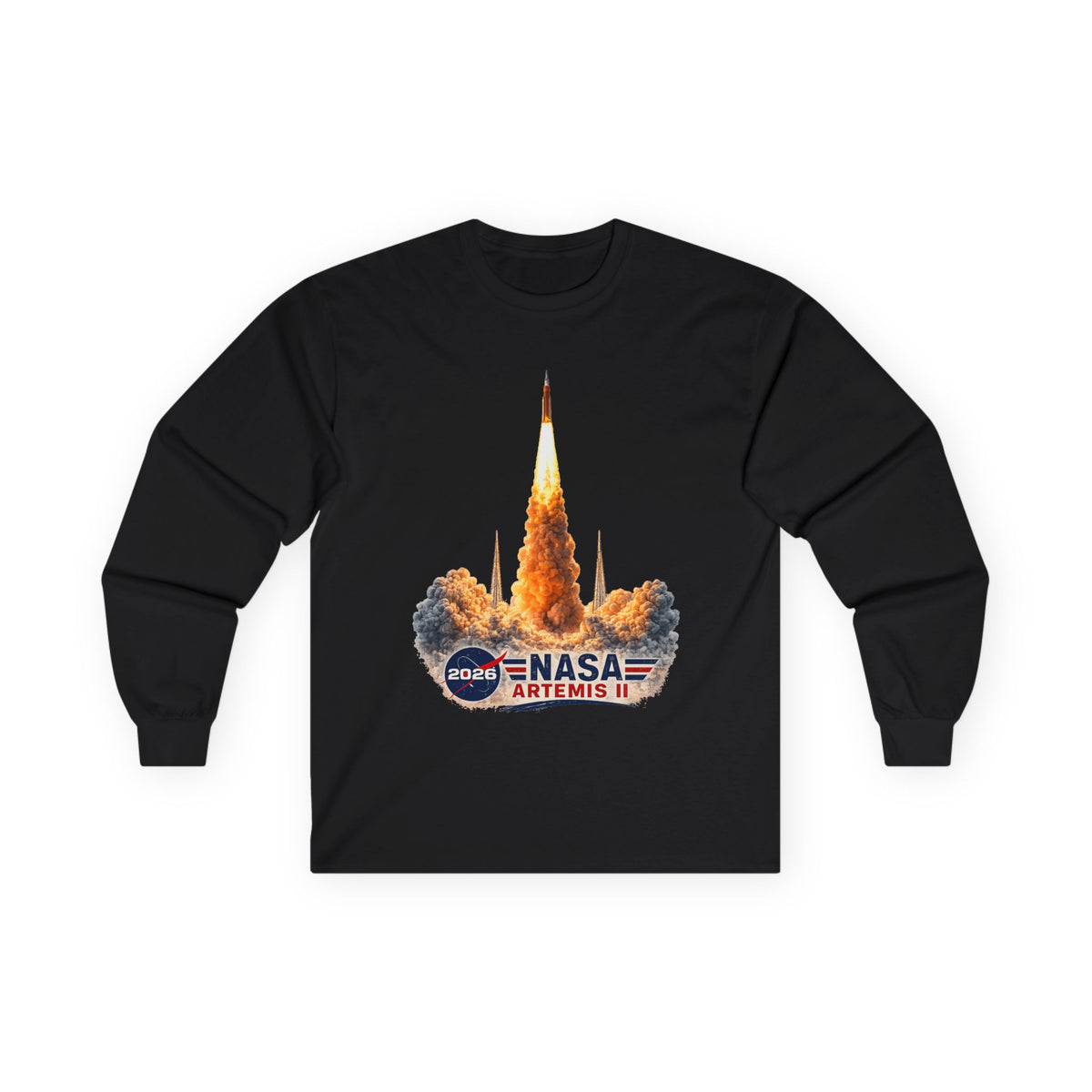 Artemis II Launch Graphic Long Sleeve Tee