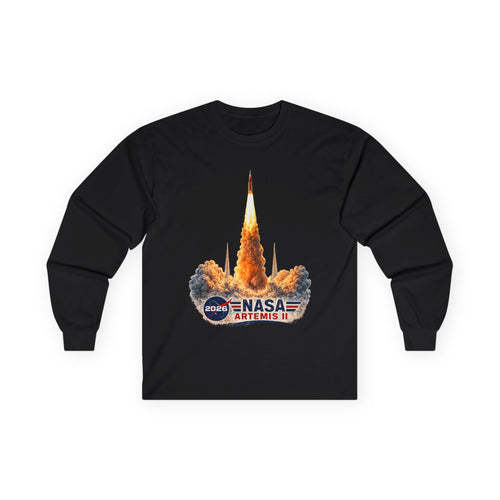 Artemis II Launch Graphic Long Sleeve Tee