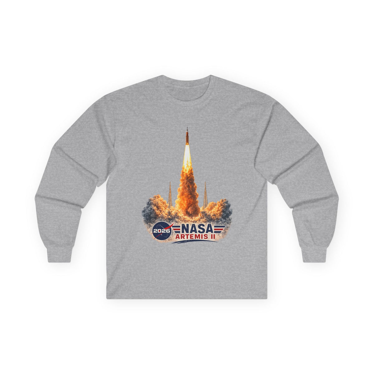 Artemis II Launch Graphic Long Sleeve Tee