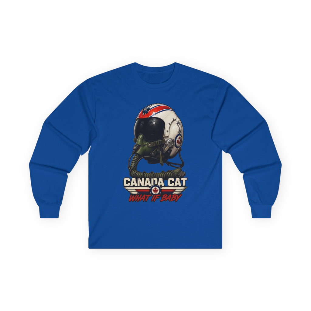 Canada Cat HGU-33 Pilot Helmet Long Sleeve Tee