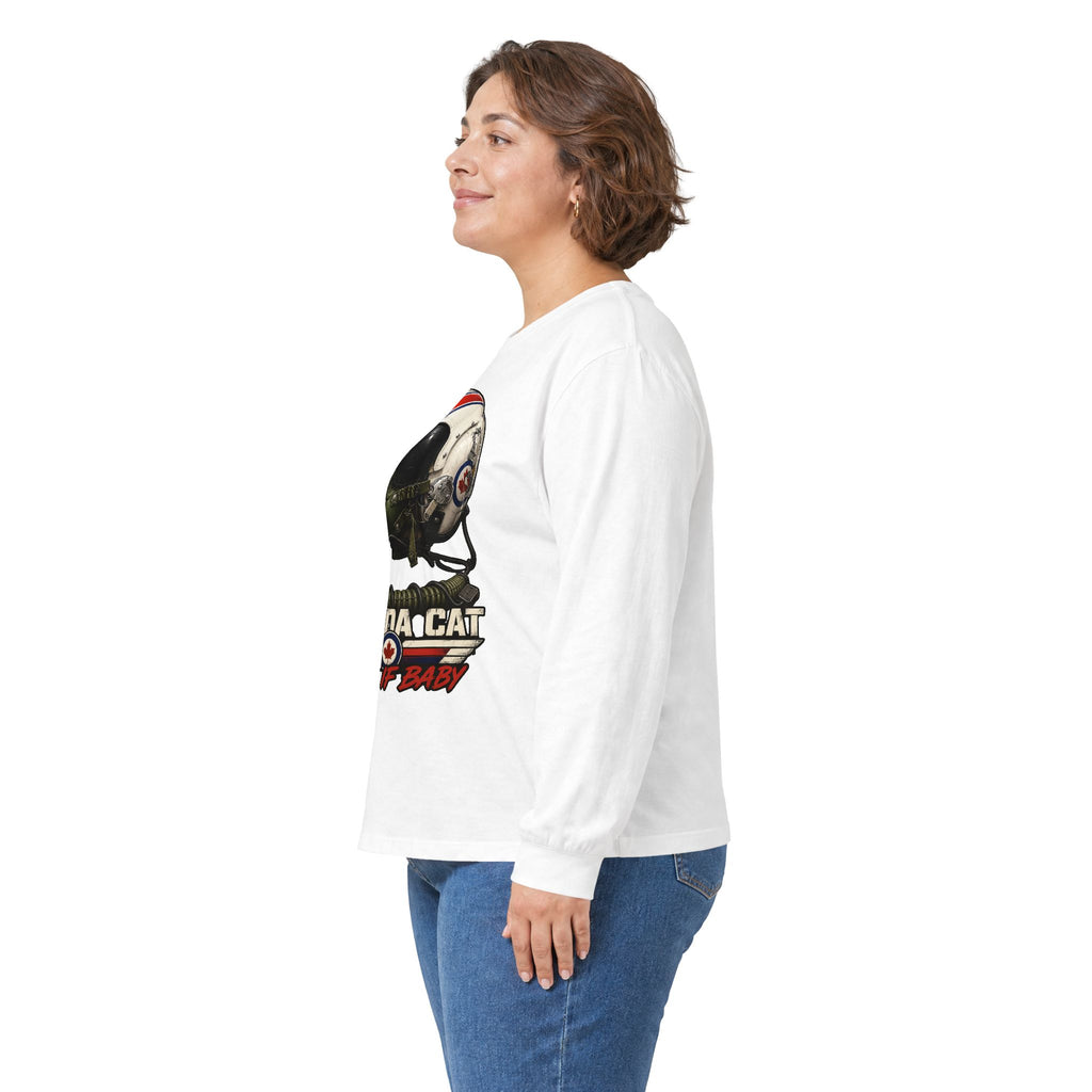 Canada Cat HGU-33 Pilot Helmet Long Sleeve Tee