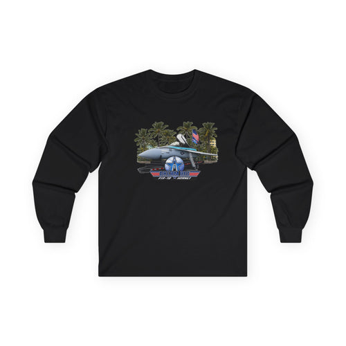 Dream Big Maverick F-18 Graphic Long Sleeve Tee