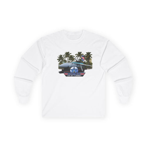 Dream Big Maverick F-18 Graphic Long Sleeve Tee