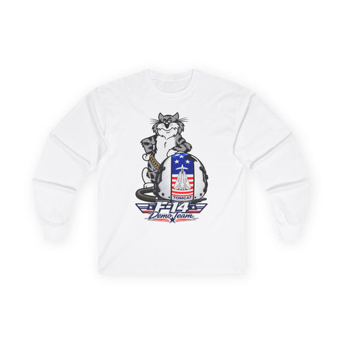 F-14 Demo Team Pilot Helmet Long Sleeve Tee