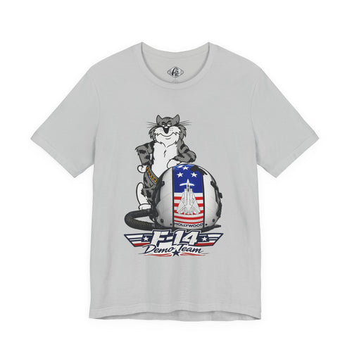 F-14 Tomcat Demo Team Pilot Helmet Graphic T-Shirt