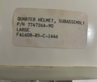 HGU-26 Dual Visor Helmet - Large