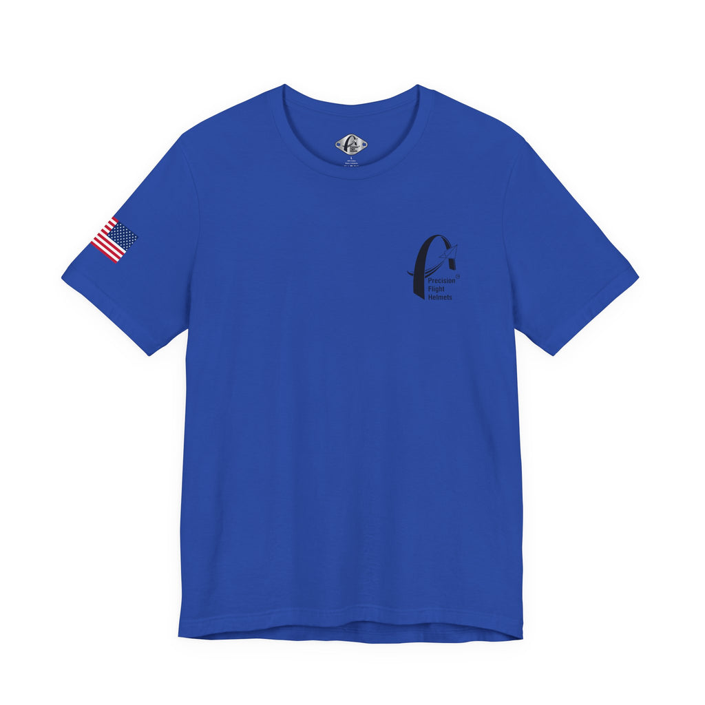 Precision Flight Helmet Logo T-Shirt
