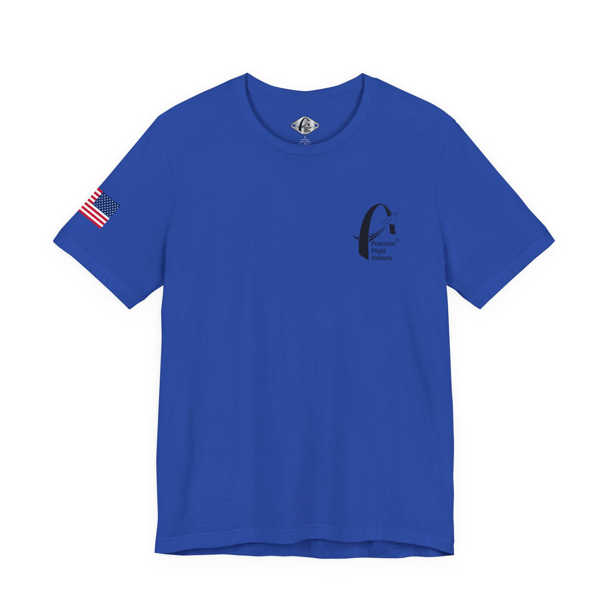 Precision Flight Helmet Logo T-Shirt