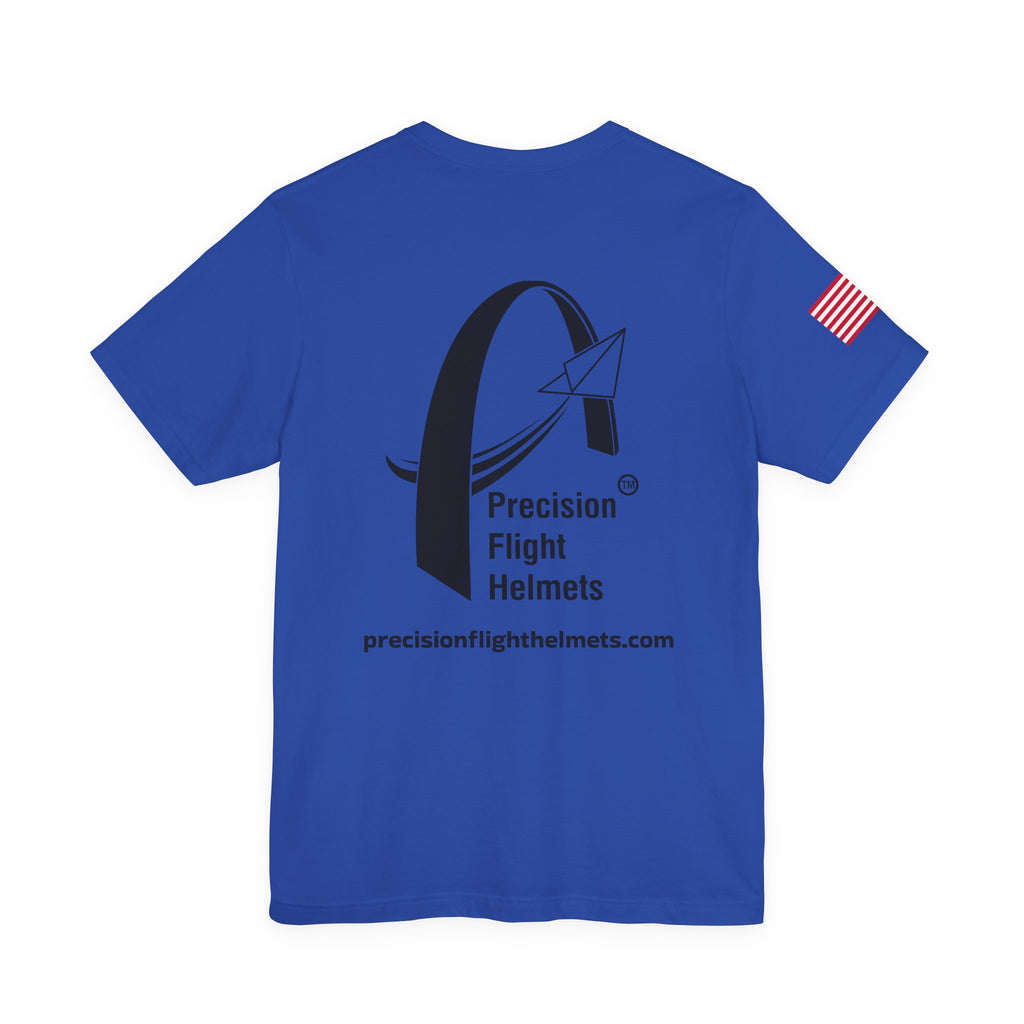 Precision Flight Helmet Logo T-Shirt