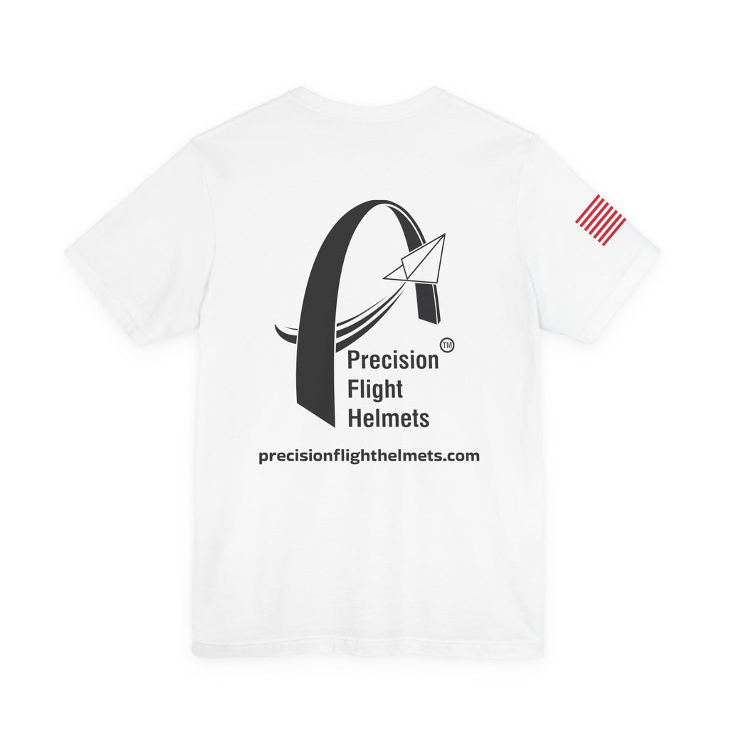 Precision Flight Helmet Logo T-Shirt