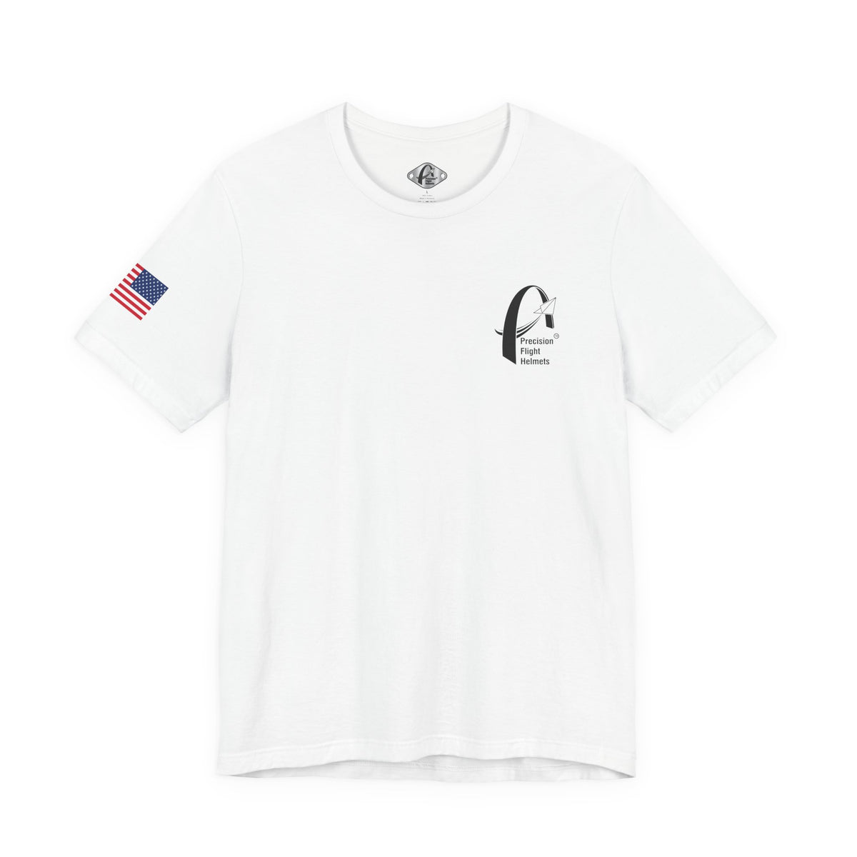 Precision Flight Helmet Logo T-Shirt