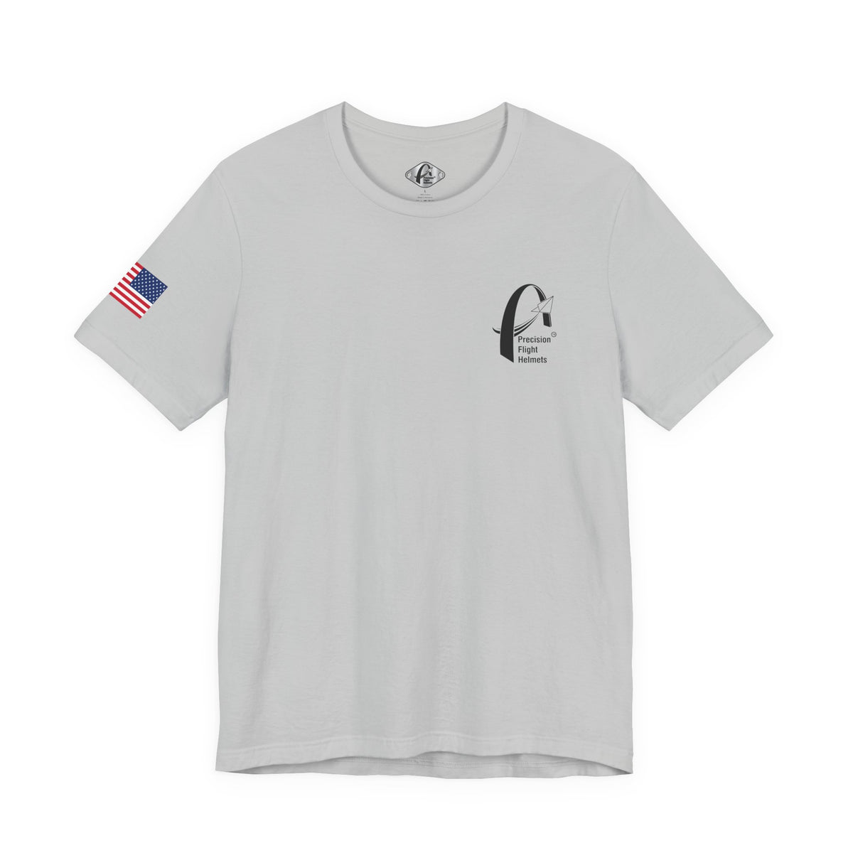 Precision Flight Helmet Logo T-Shirt