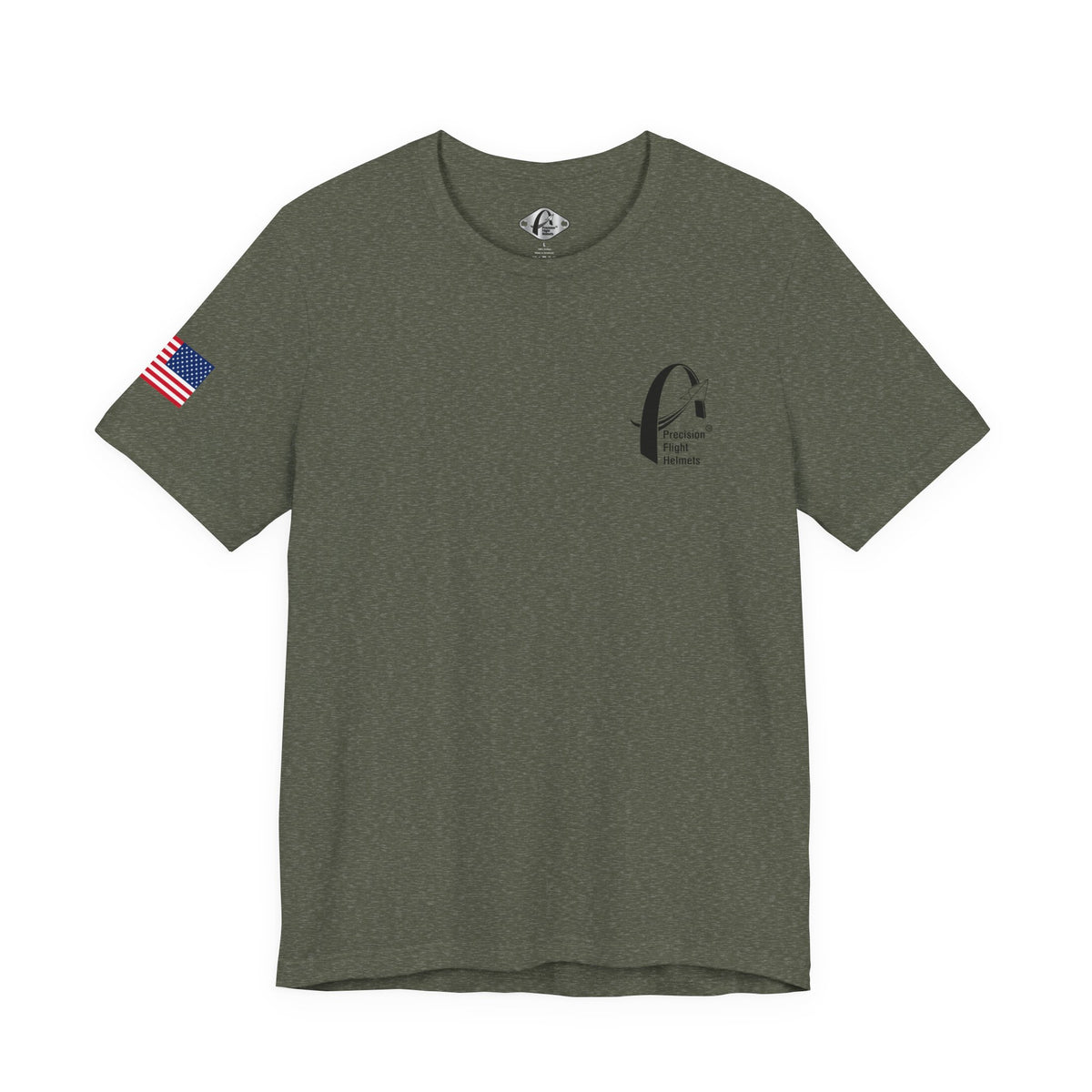 Precision Flight Helmet Logo T-Shirt