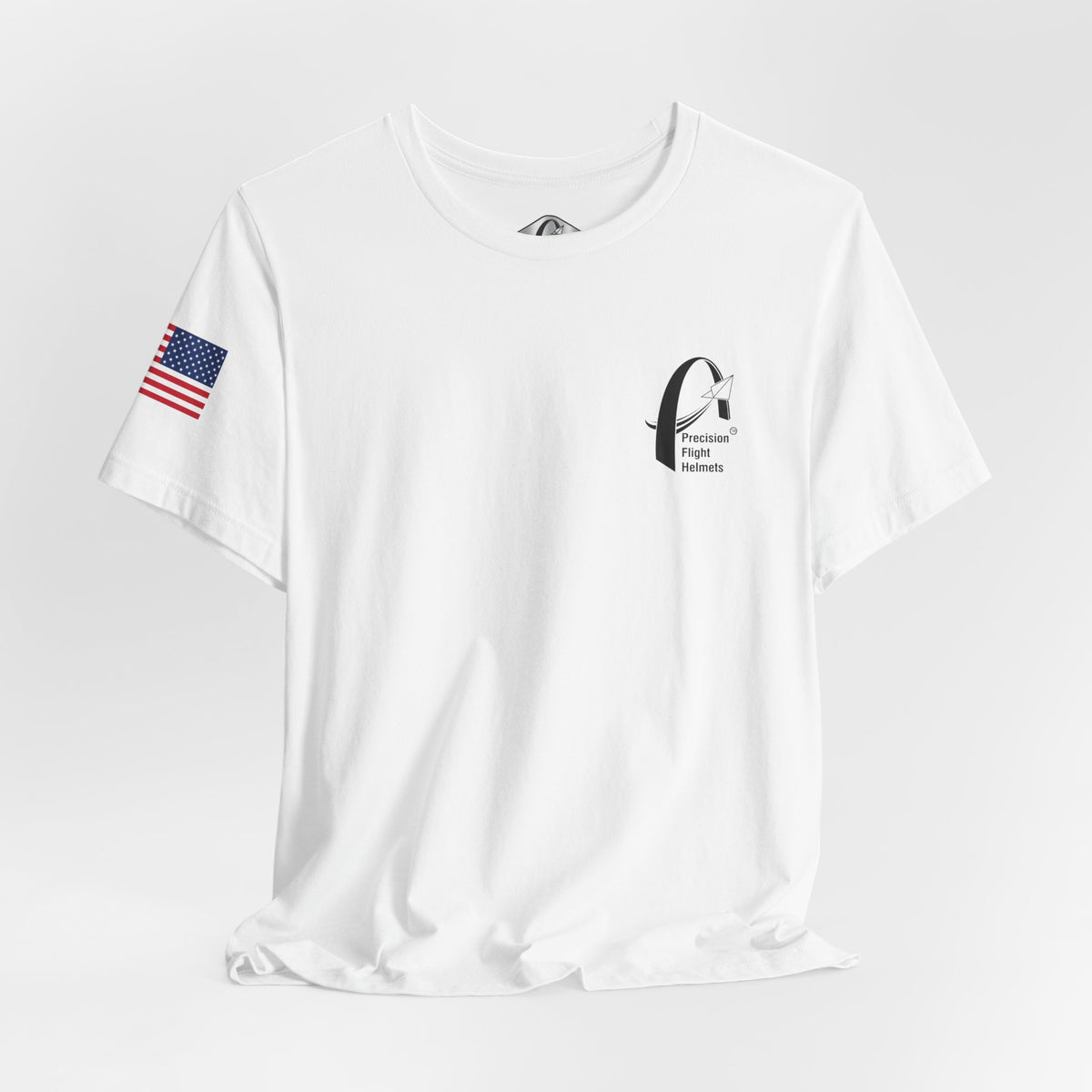 Precision Flight Helmet Logo T-Shirt