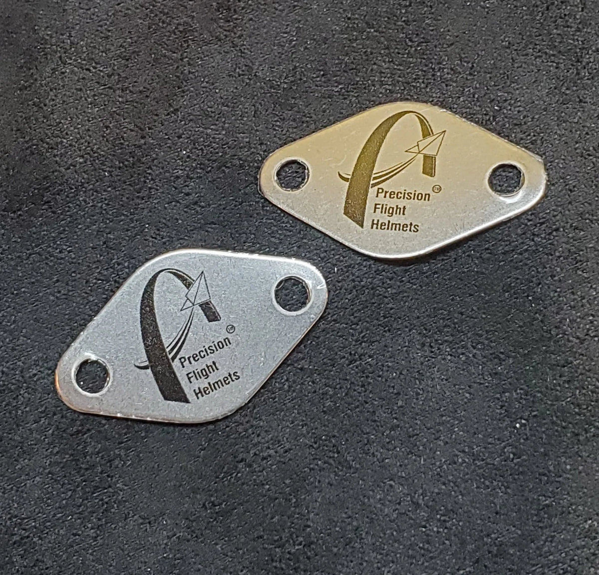 Precision Flight Helmet Oxygen Receiver Tags