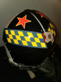 Red Flag HGU-2 Visor Cover Checker Decals