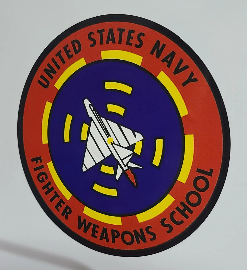 Top Gun Fighter Weapons School 4" Roundel
