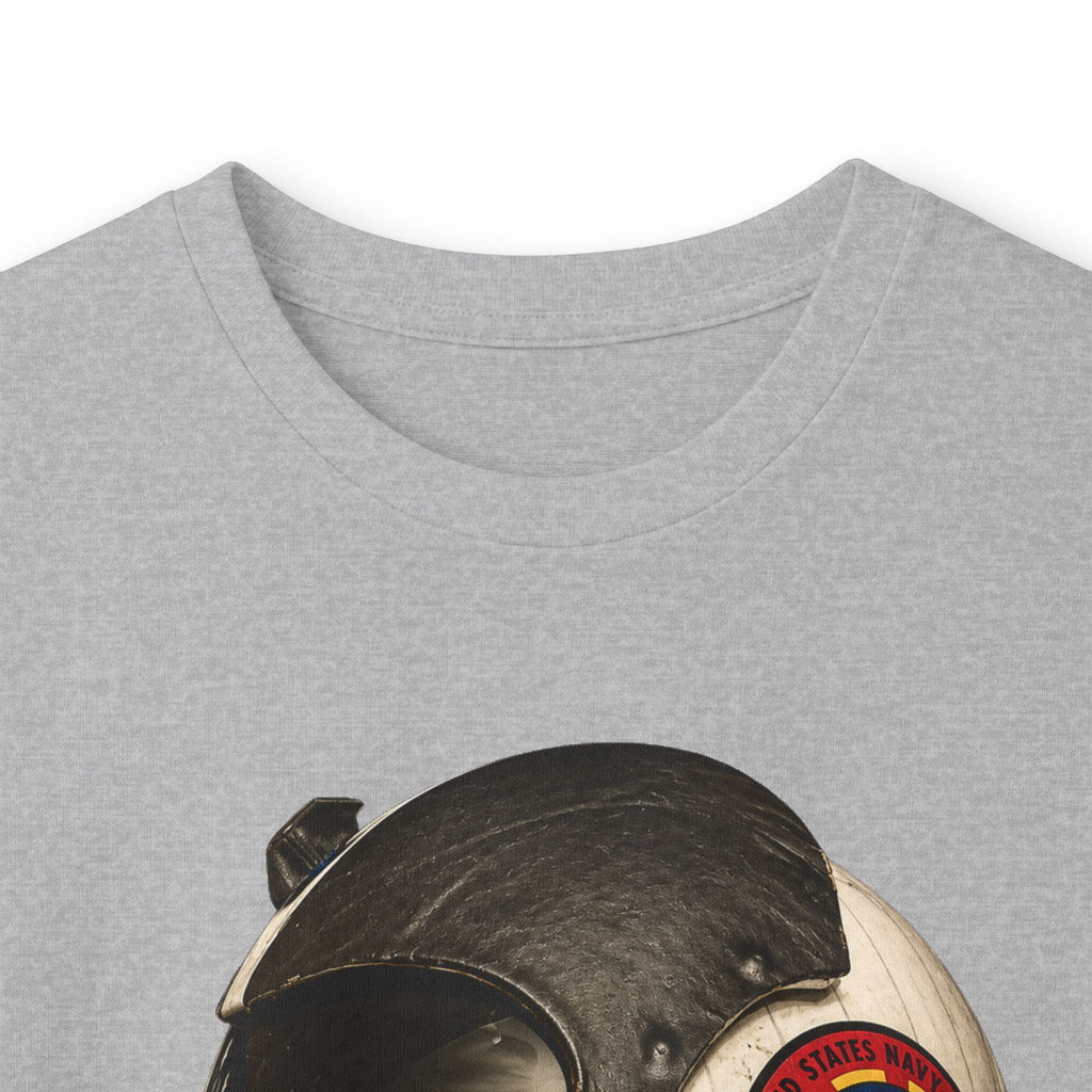 Top Gun Fighter Weapons School HGU-33 Pilot Helmet Long Sleeve Tee