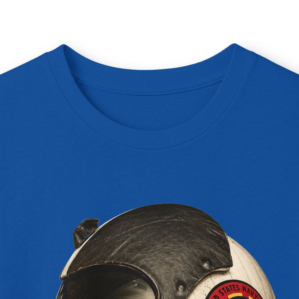 Top Gun Fighter Weapons School HGU-33 Pilot Helmet Long Sleeve Tee