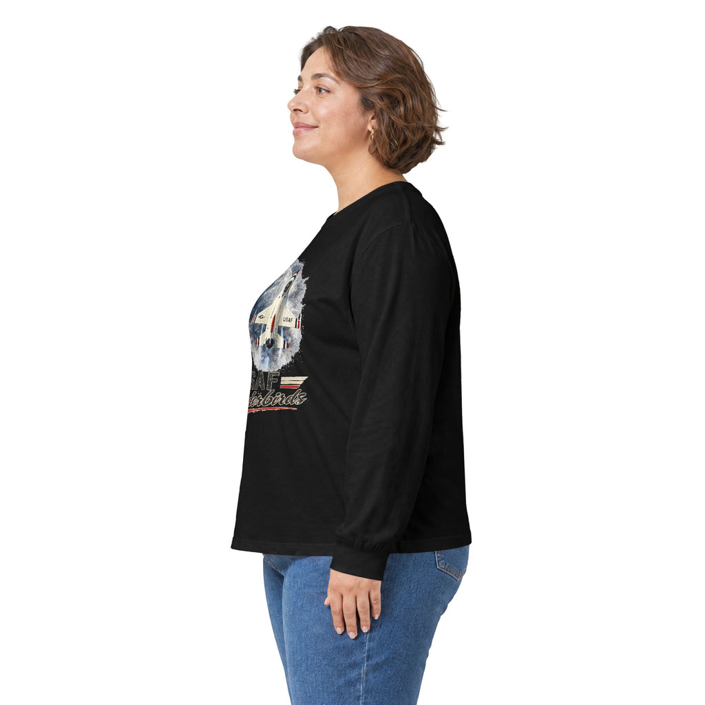 USAF Thunderbirds Moon Shot Long Sleeve Tee