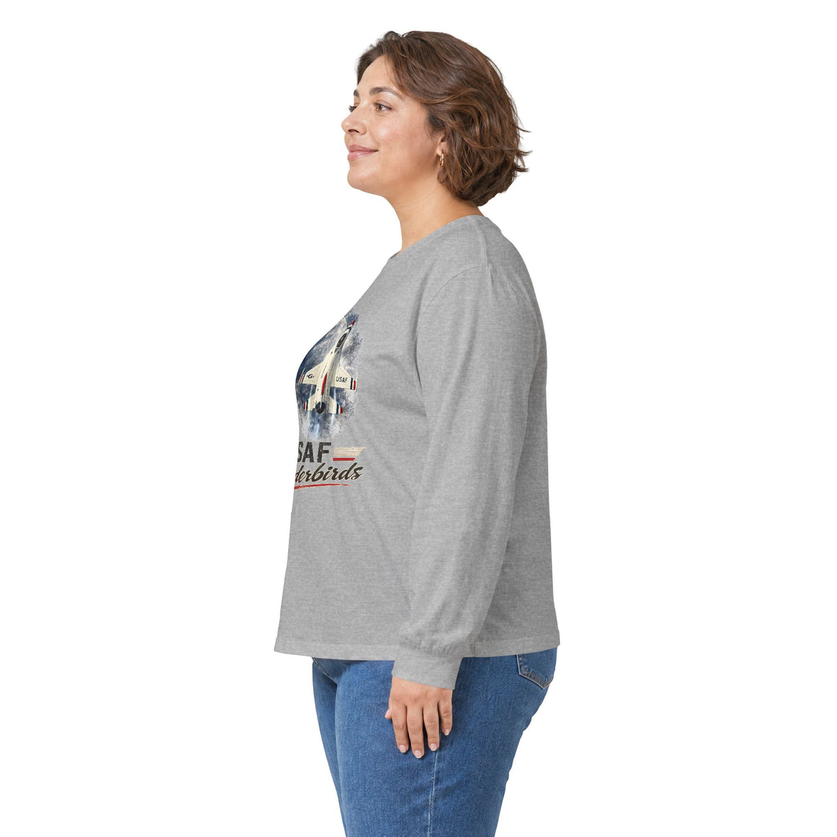 USAF Thunderbirds Moon Shot Long Sleeve Tee