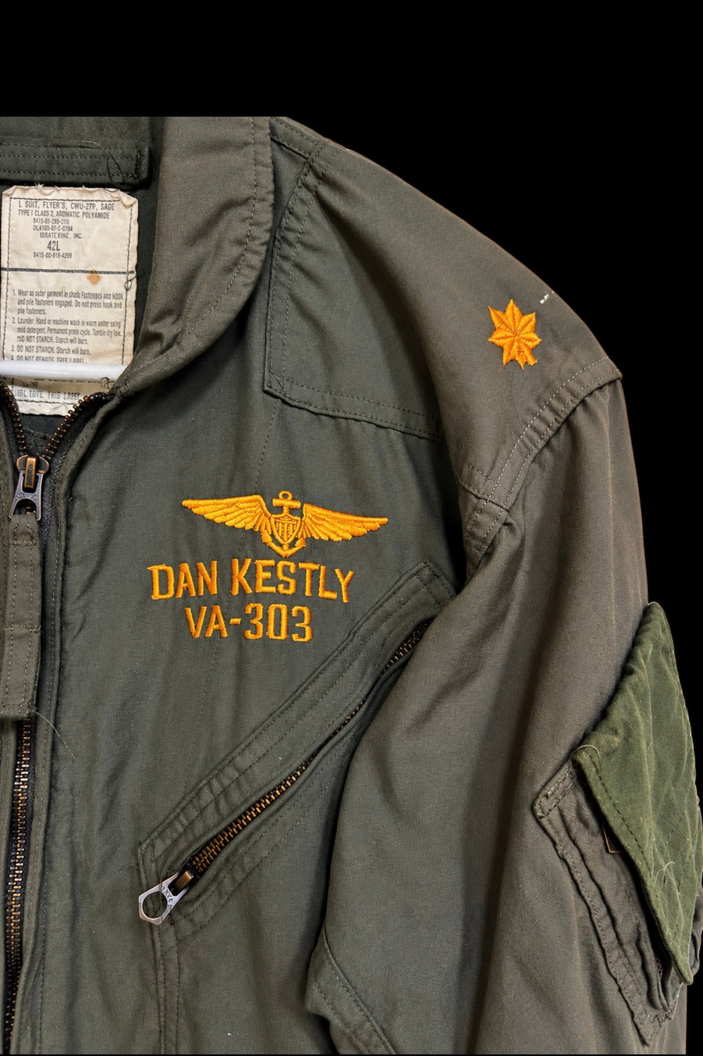 VA-303 Golden Hawks Embroidered CWU-27/P Flight Suit