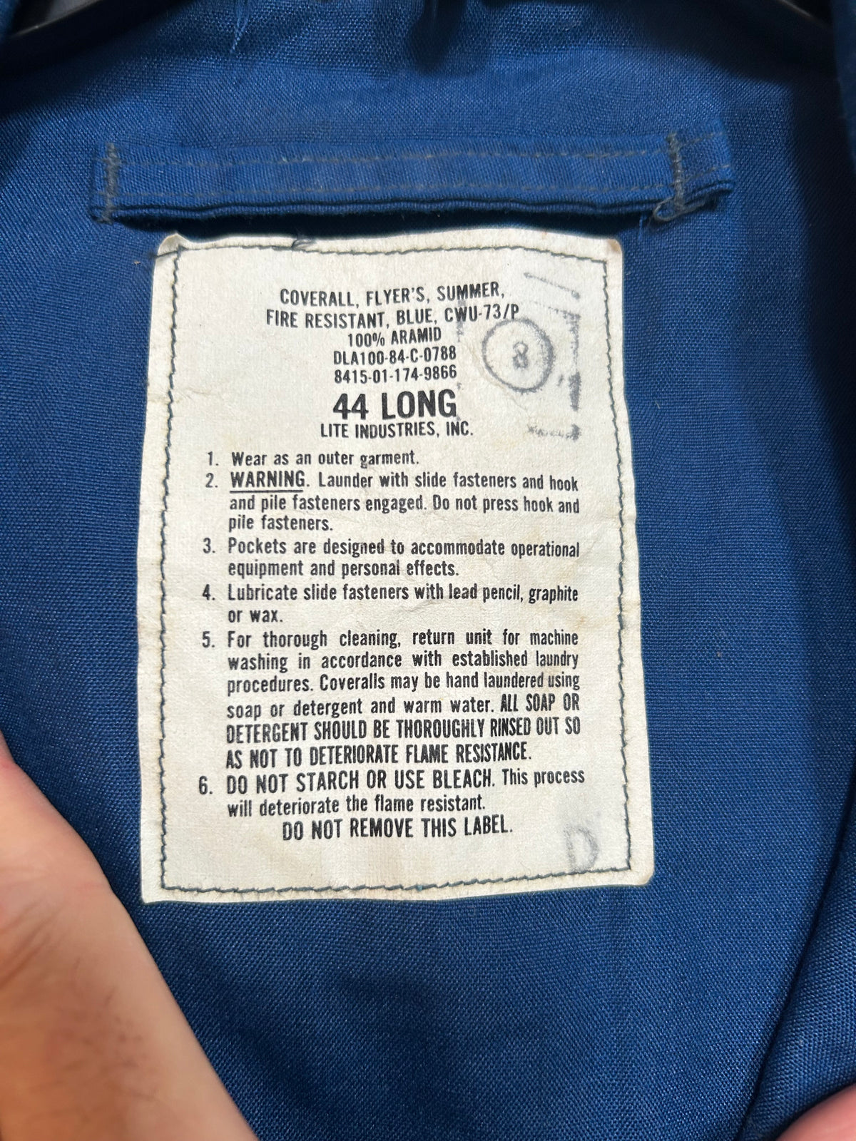 VF-51 Screaming Eagles Tomcat Patched CWU-73/P Flight Suit