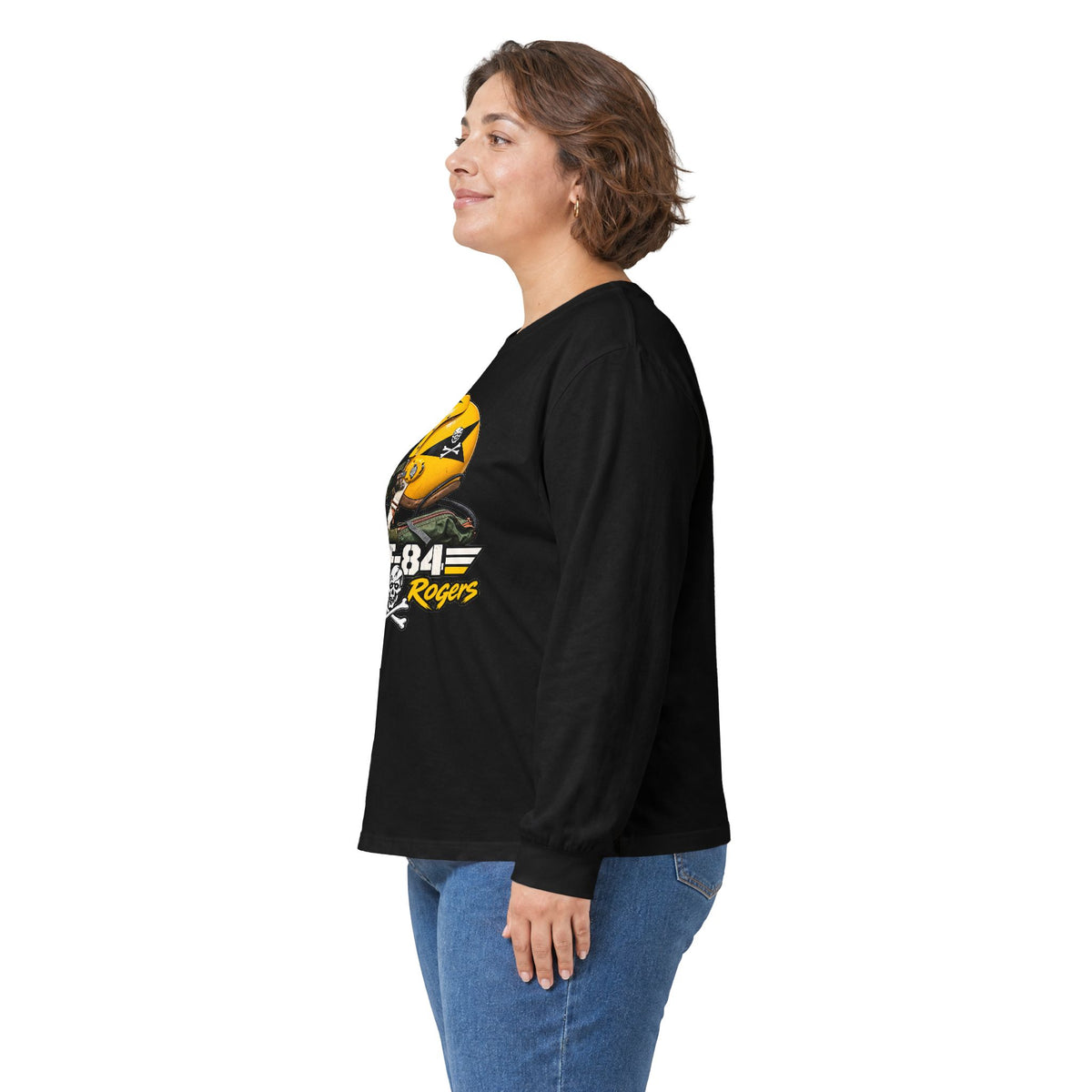 VF-84 Jolly Rogers APH-6 Final Countdown Pilot Helmet Long Sleeve Tee