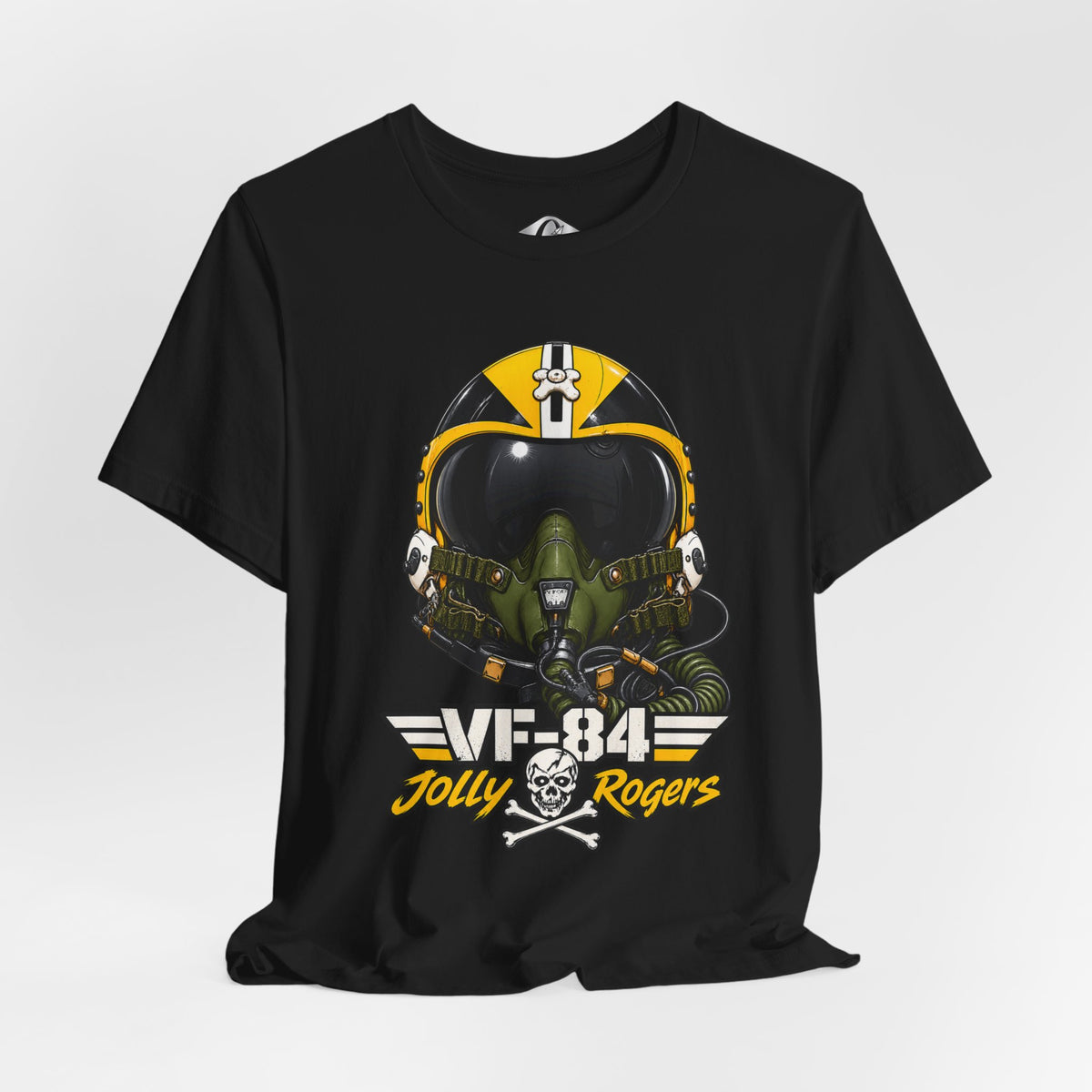 VF-84 Jolly Rogers HGU-33 Pilot Helmet Graphic T-shirt