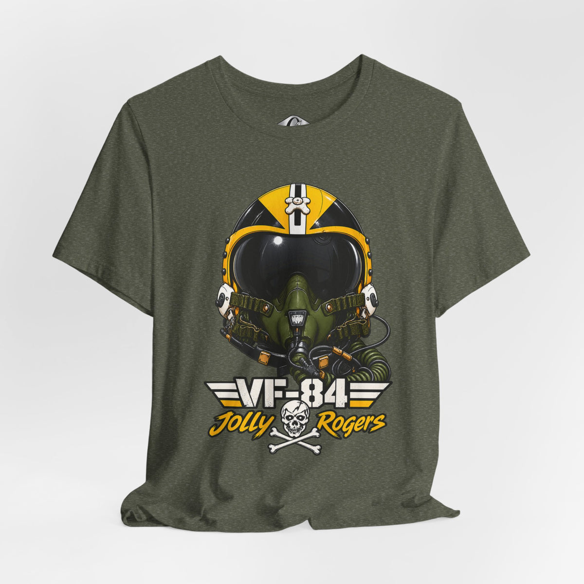 VF-84 Jolly Rogers HGU-33 Pilot Helmet Graphic T-shirt