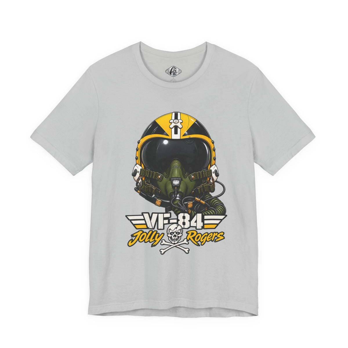 VF-84 Jolly Rogers HGU-33 Pilot Helmet Graphic T-shirt