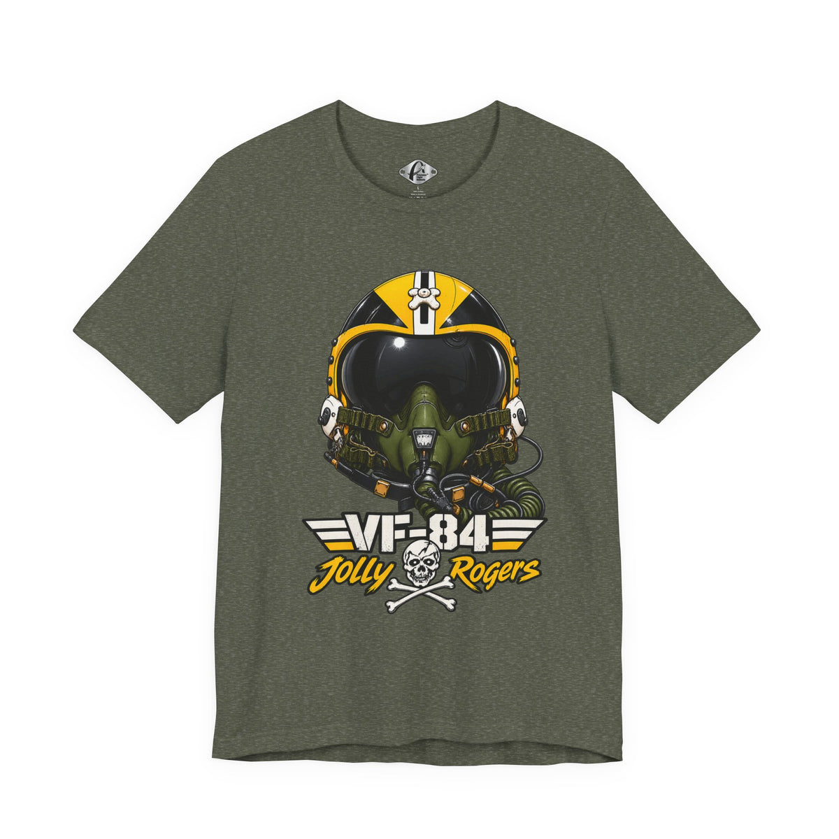 VF-84 Jolly Rogers HGU-33 Pilot Helmet Graphic T-shirt