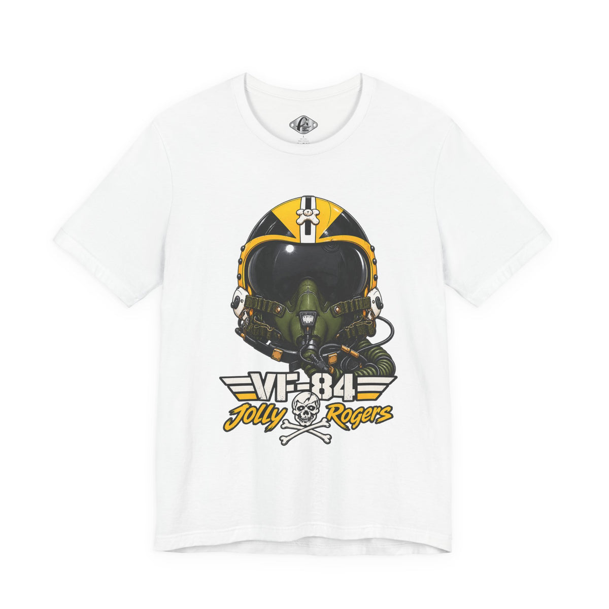 VF-84 Jolly Rogers HGU-33 Pilot Helmet Graphic T-shirt