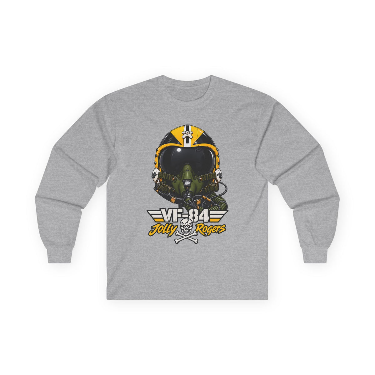 VF-84 Jolly Rogers HGU-33 Pilot Helmet Long Sleeve Tee
