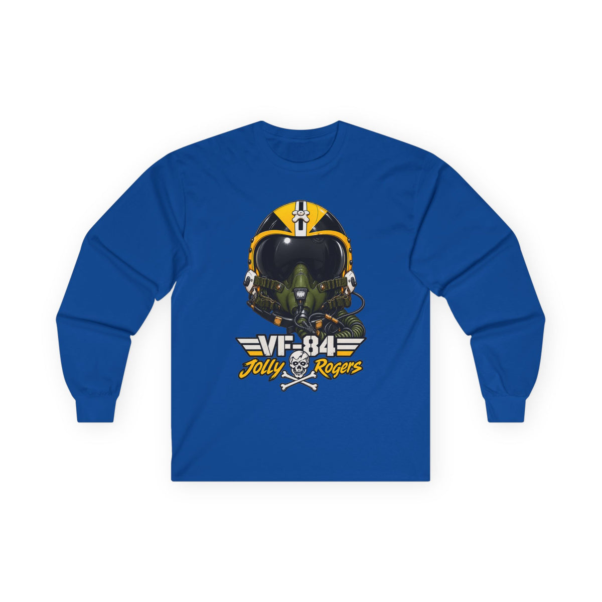 VF-84 Jolly Rogers HGU-33 Pilot Helmet Long Sleeve Tee