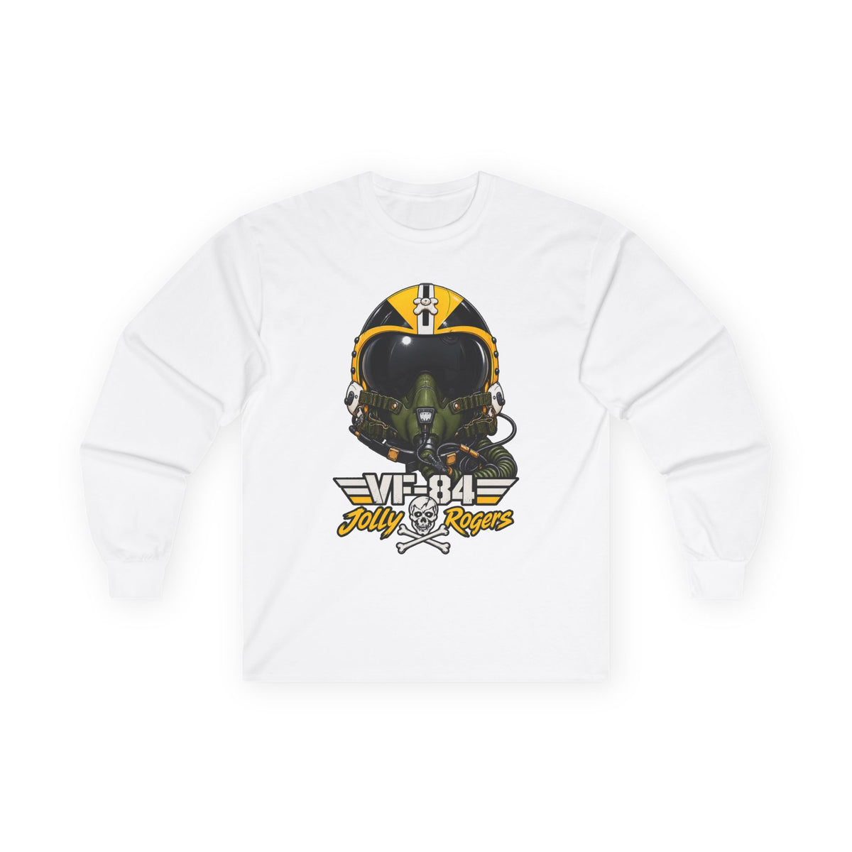 VF-84 Jolly Rogers HGU-33 Pilot Helmet Long Sleeve Tee