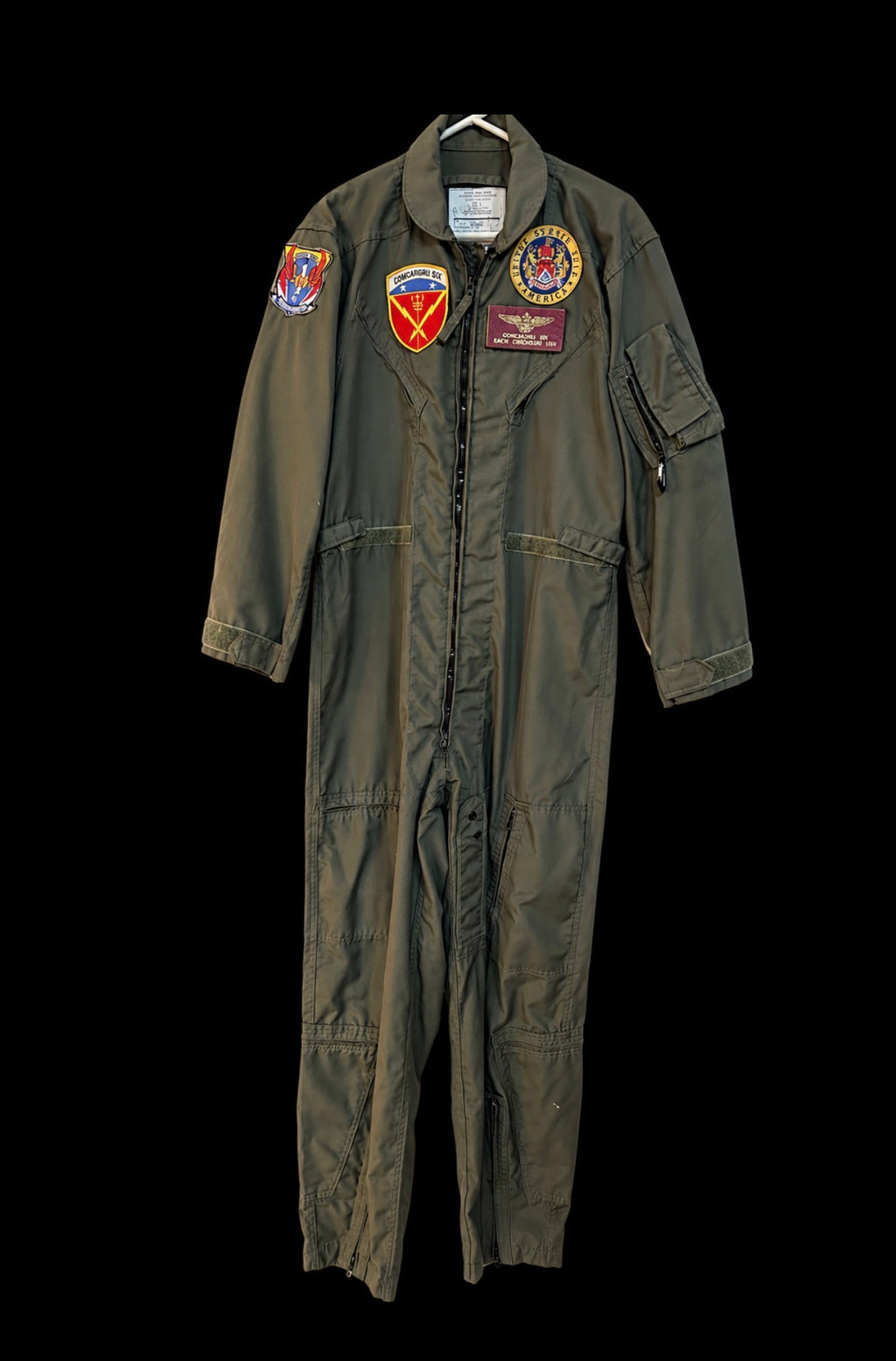 Vintage RADM Comcargru 6 Patched CWU-27/P Flight Suit